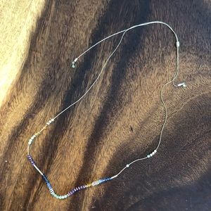 Gold Beaded Adjustable Necklace